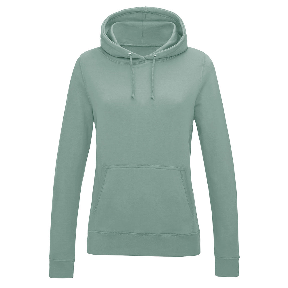 Awdis Just Hoods Women's College Hoodie - Dusty Green