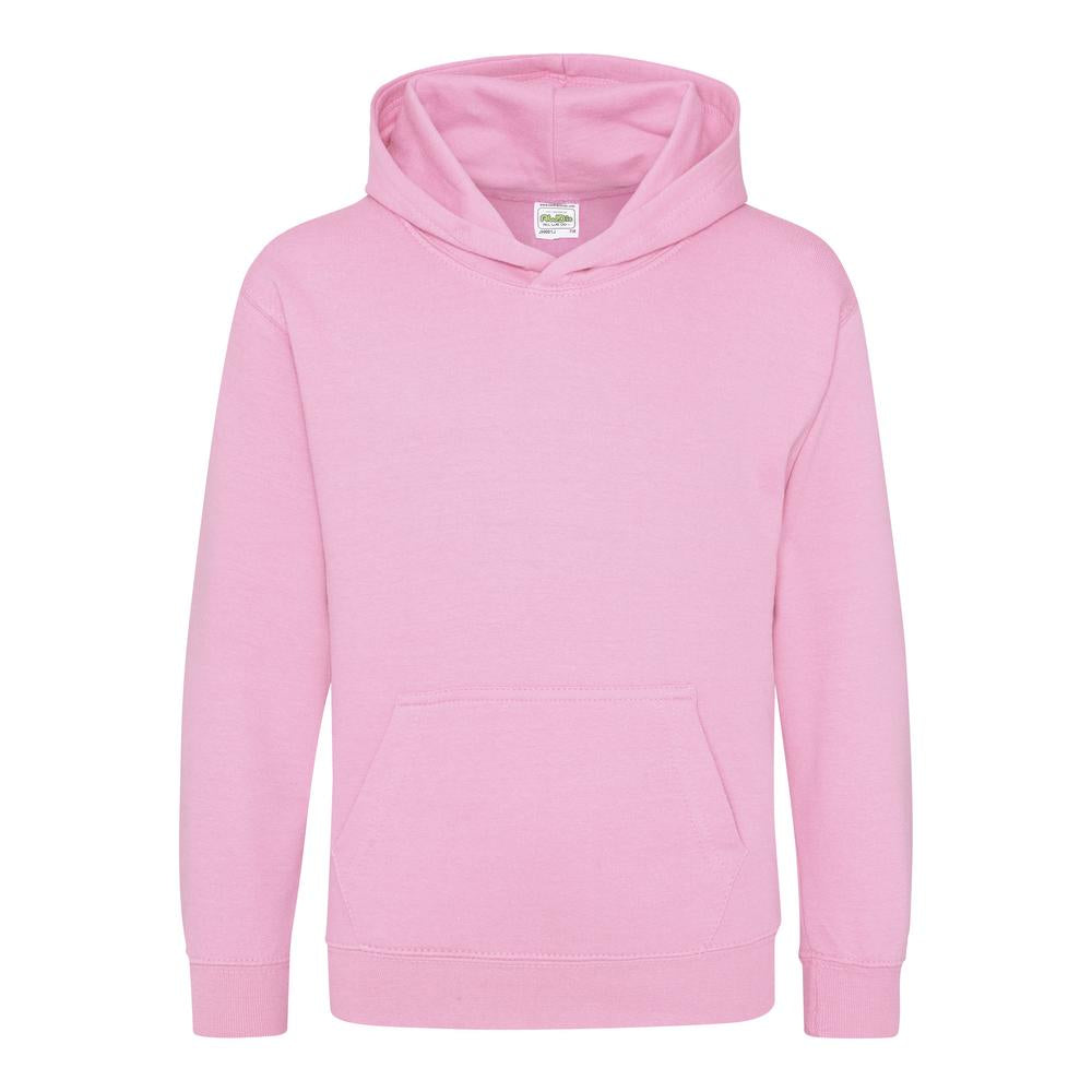 Awdis Just Hoods Kids Hoodie - Baby Pink