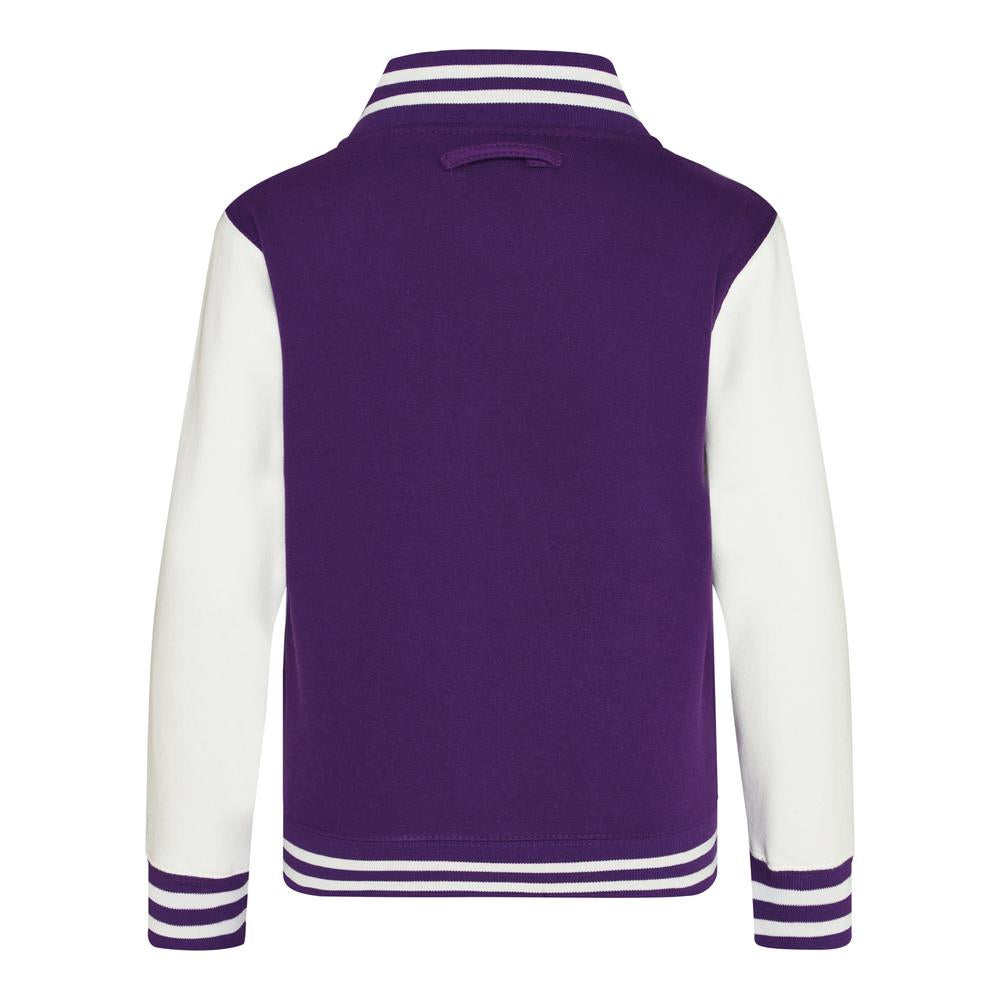 Awdis Just Hoods Kids Varsity Jacket