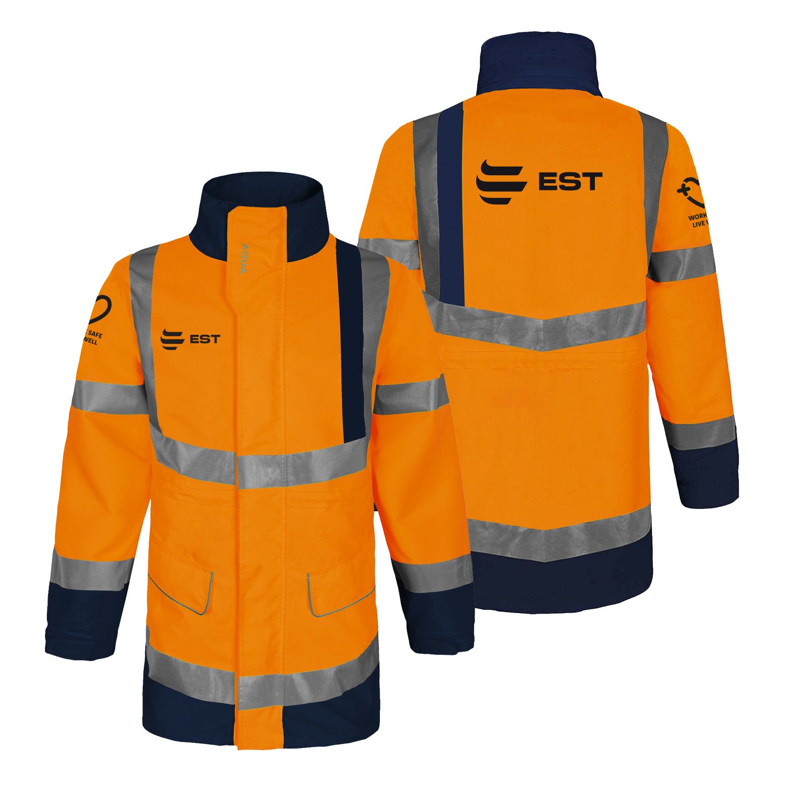 Future Garments Aqua Hi Vis Express Ripstop Breathable Jacket
