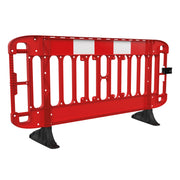JSP Titan 2m Injection Moulded Road Traffic Barrier with Black Anti-Trip Feet