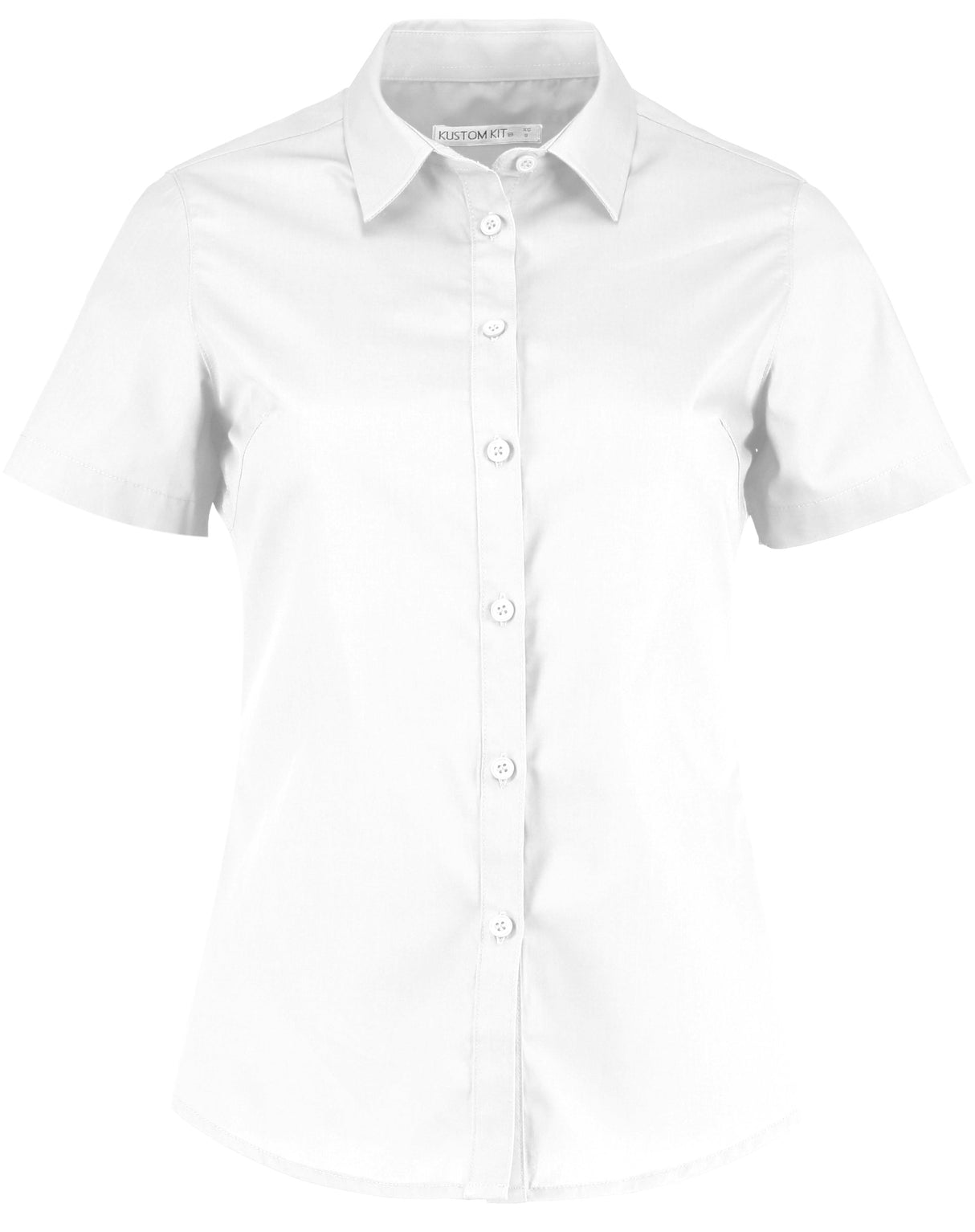 Kustom Kit Women's Poplin Shirt Short Sleeve