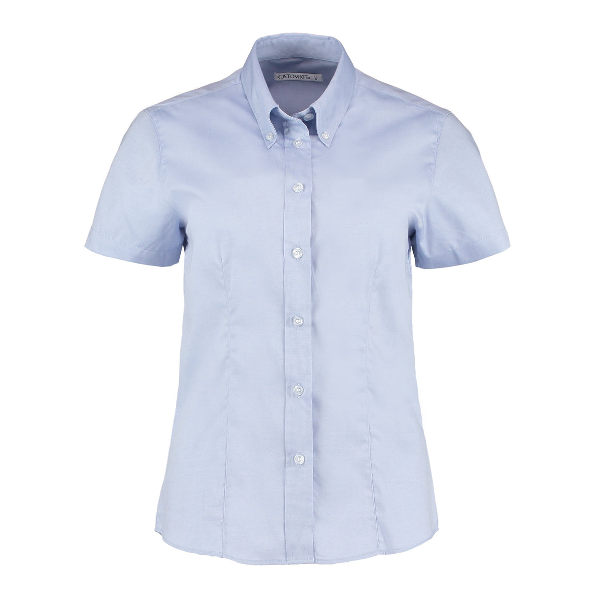 Kustom Kit Women's Corporate Oxford Blouse Short-Sleeved (Tailored Fit)