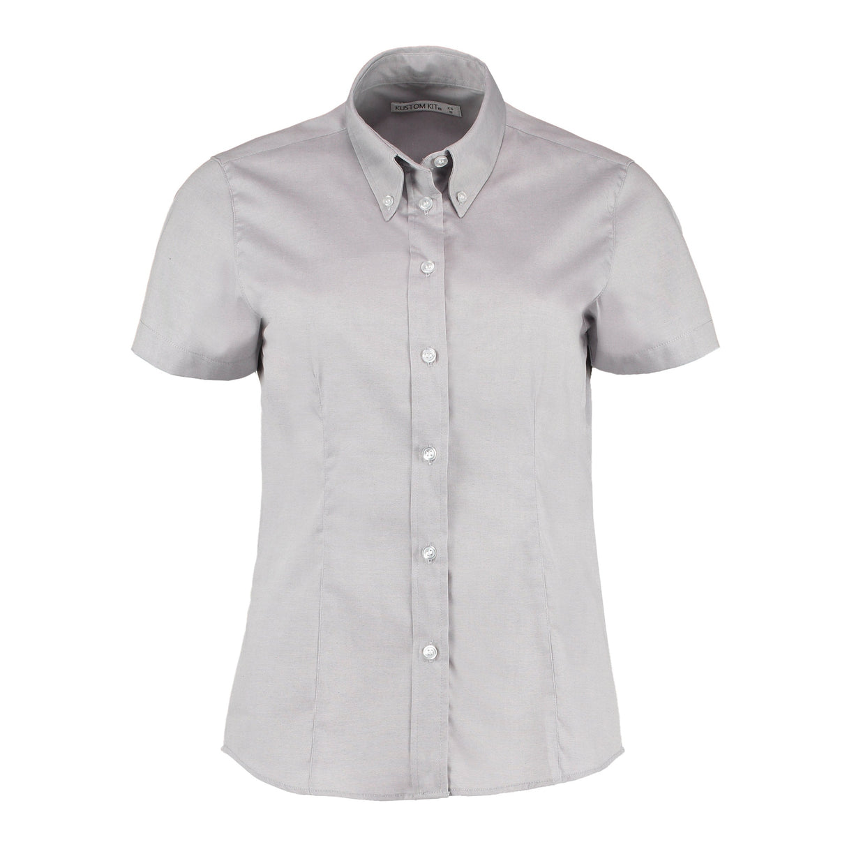 Kustom Kit Women's Corporate Oxford Blouse Short-Sleeved (Tailored Fit)