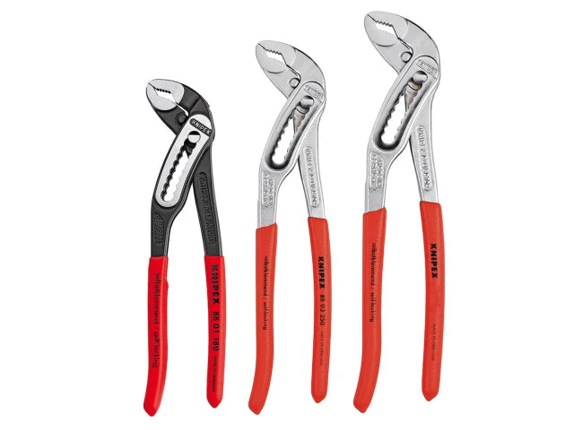 Knipex Alligator® Water Pump Pliers Set, 3 Piece