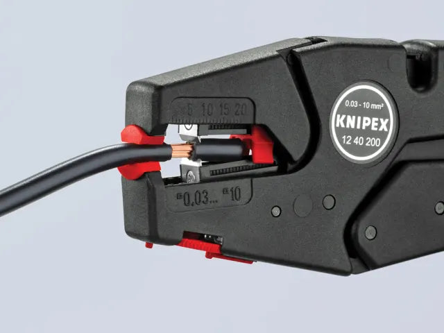 Knipex Self-Adjusting Insulation Stripper 0.03-10mm