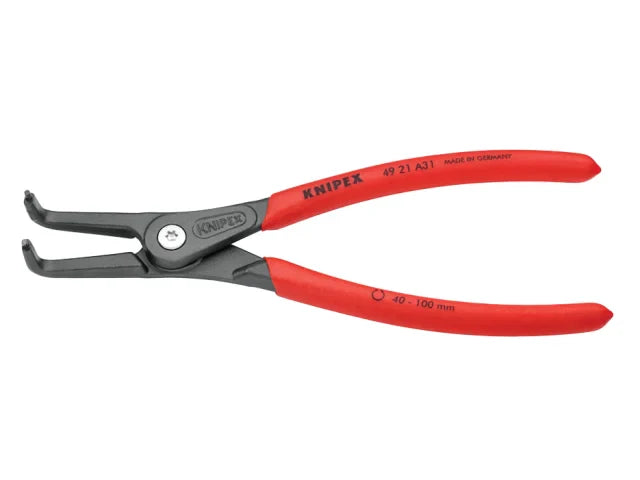 Knipex Precision Circlip Pliers External 90° Bent Tip 40-100mm A31