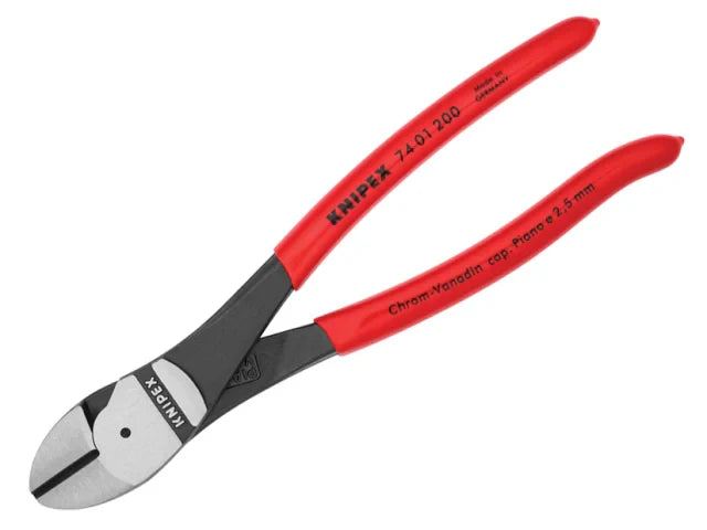 Knipex High Leverage Diagonal Cutters PVC Grip 200mm