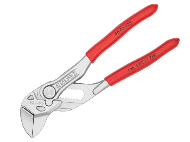 Knipex Mini Pliers Wrench PVC Grips 125mm