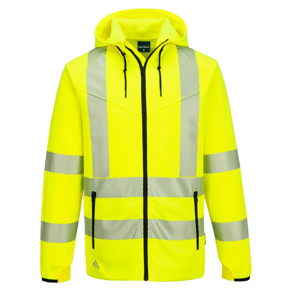 Portwest KX3 Sport Hi-Vis Zipped Hoodie