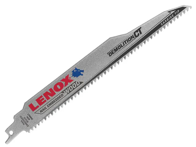 LENOX 956RCT DEMOLITION CT Reciprocating Saw Blade 230mm 6 TPI