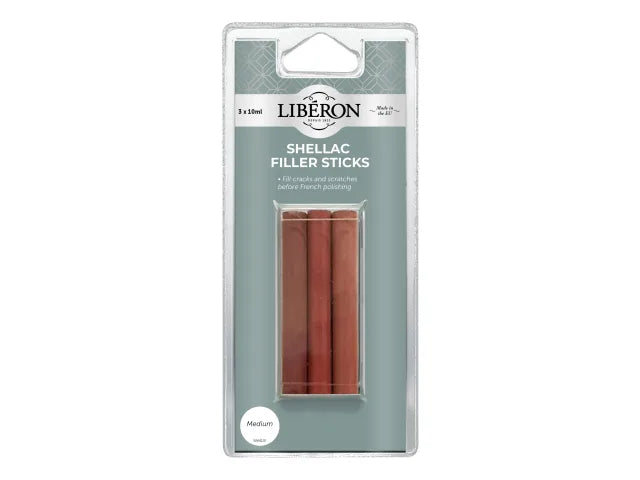 Liberon Shellac Filler Sticks Medium (3 Pack)