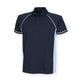 Finden & Hales Piped Performance Polo - Navy/Sky/White