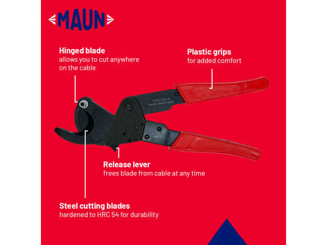 Maun Ratchet Cable Cutter 250mm