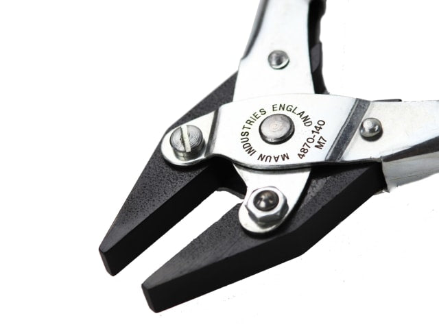 Maun Flat Nose Pliers, Smooth Jaws 140mm