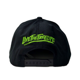 Arbortec Baseball Cap Classic Shape Front Icon #colour_black-lime