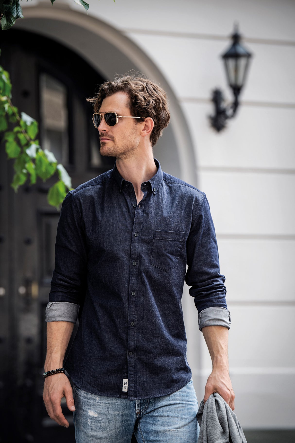 Nimbus Torrance Slim Fit – Raw And Stylish Denim Shirt