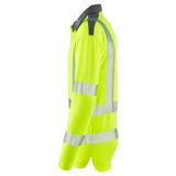 Leo Workwear GEORGEHAM Leo EcoViz COOLMAX High Performance Sleeved Polo S