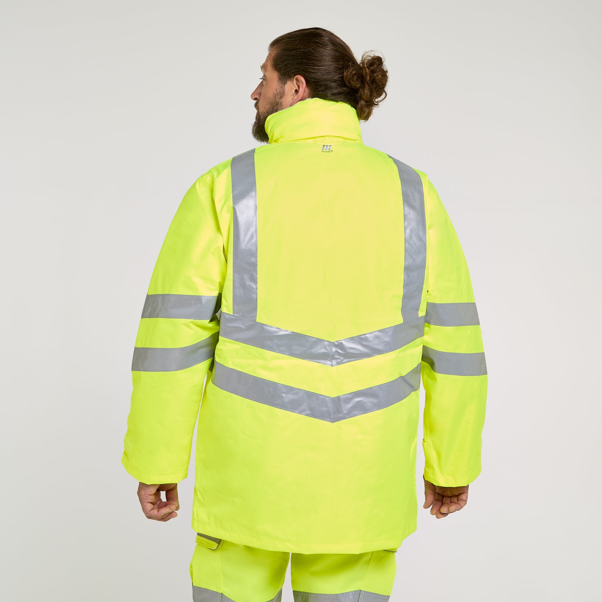 Pulsar Padded Storm Coat Yellow - Recycled Content