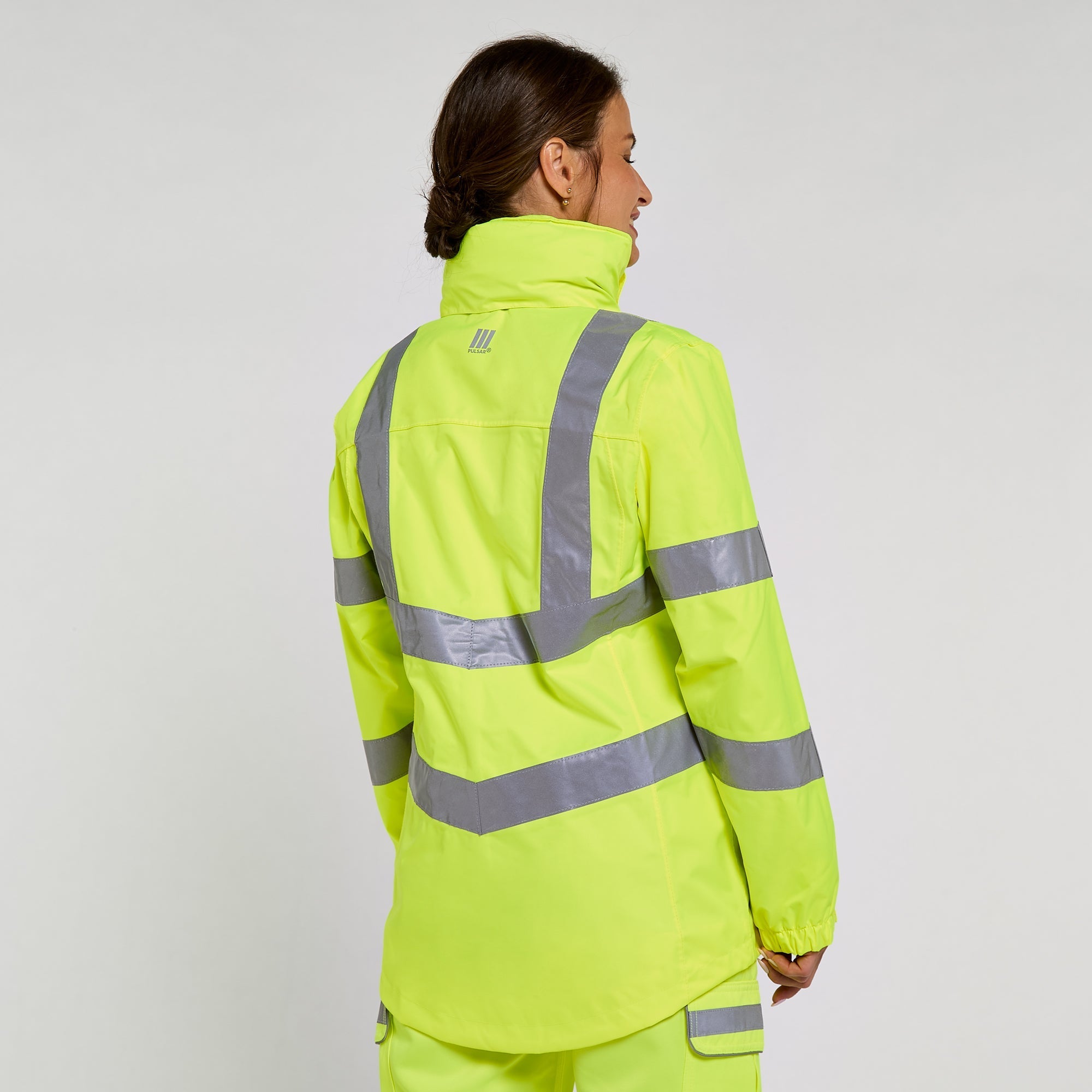 Pulsar Women's Storm Coat Yellow - Recycled Content