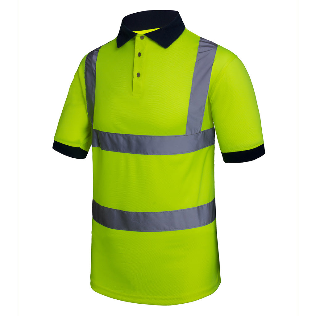 Future Garments Aqua Hi Vis Poloshirt En Iso 20471
