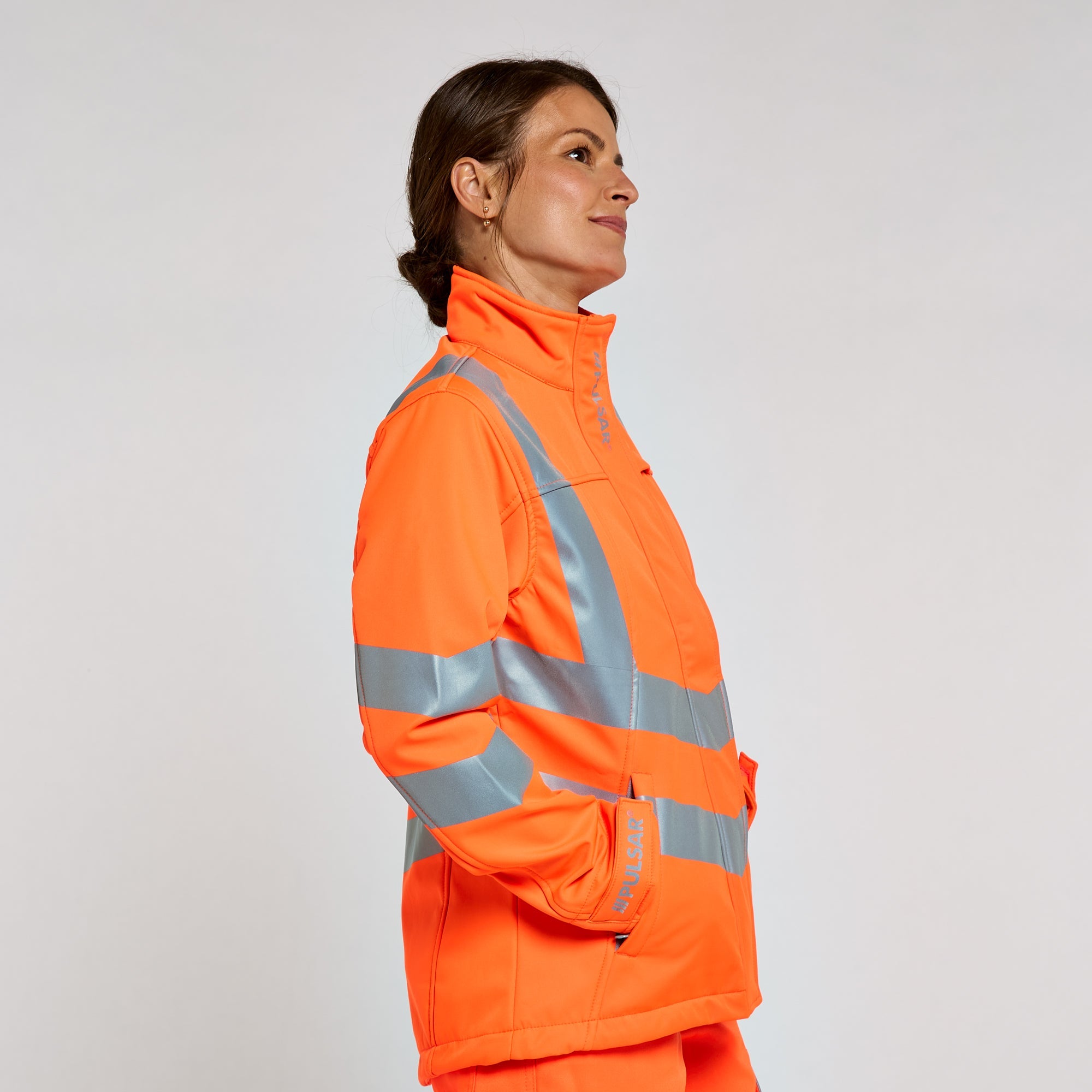 Pulsar Women's Softshell Orange - Recycled Content