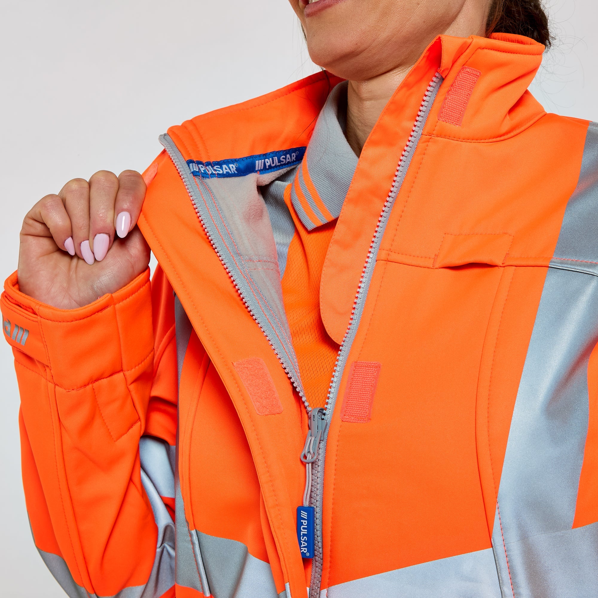 Pulsar Women's Softshell Orange - Recycled Content