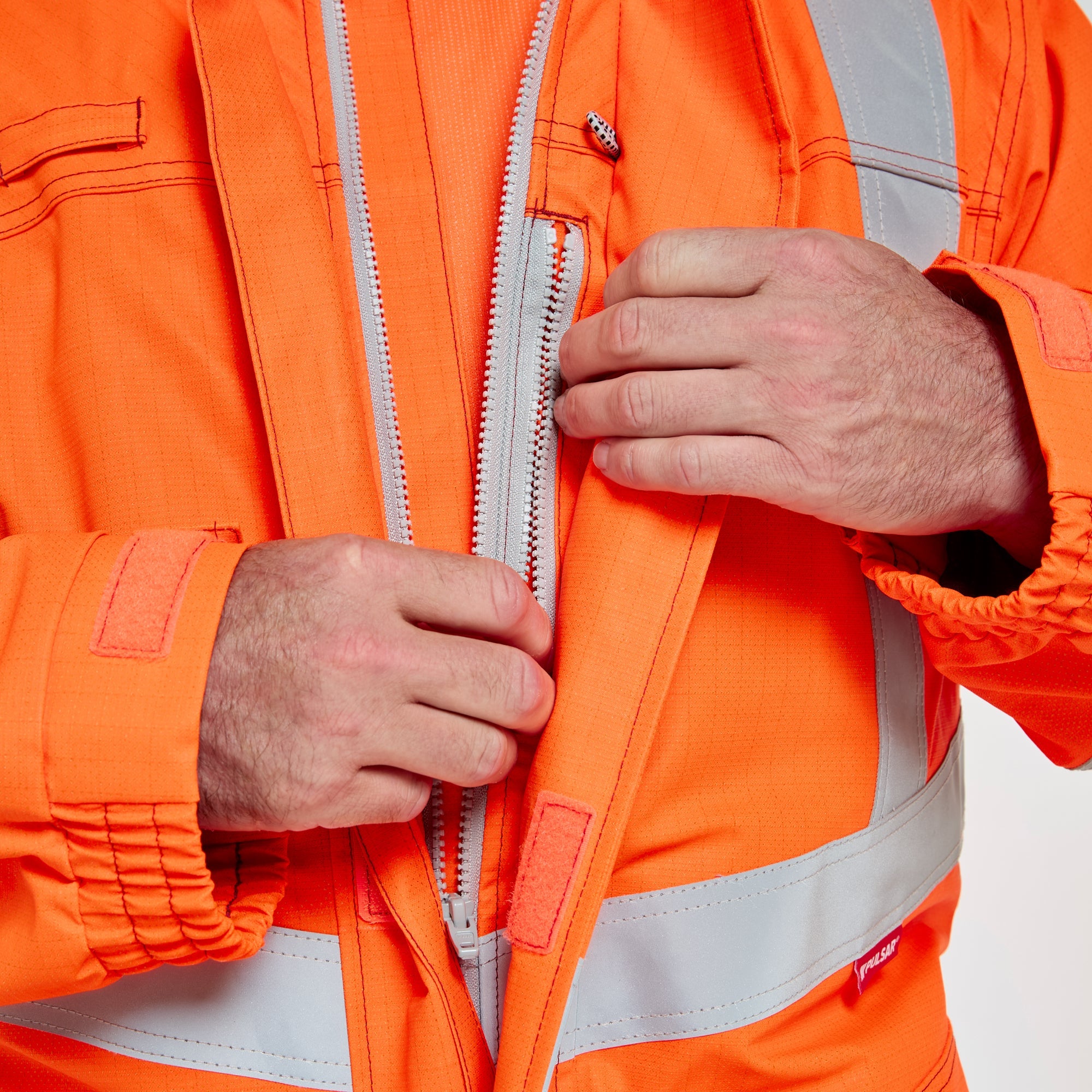 Pulsar Electric ARC Waterproof Storm Coat Orange