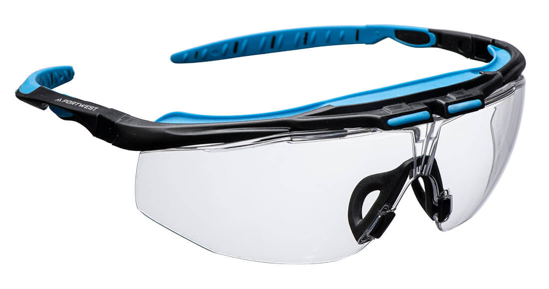 Portwest Peak KN Safety Glasses #colour_clear