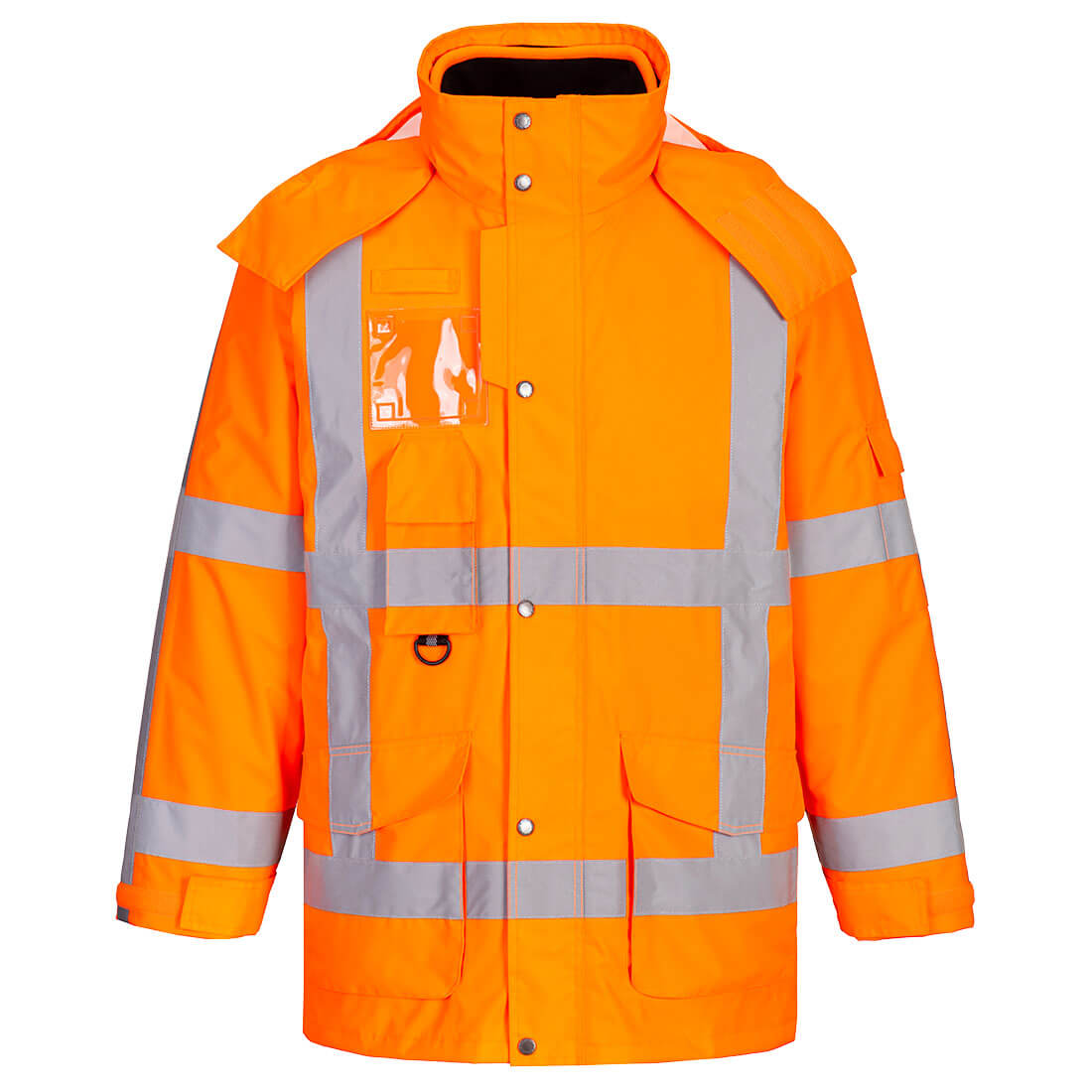 Portwest RWS Hi-Vis 3-in-1 Traffic Jacket #colour_orange
