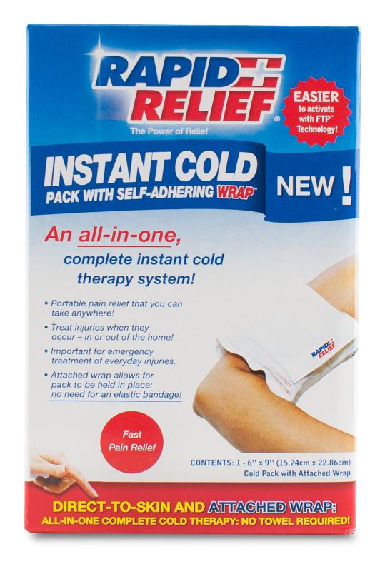 Beeswift Instant Cold Pack C/W Self Adhering Wrap Retail Box