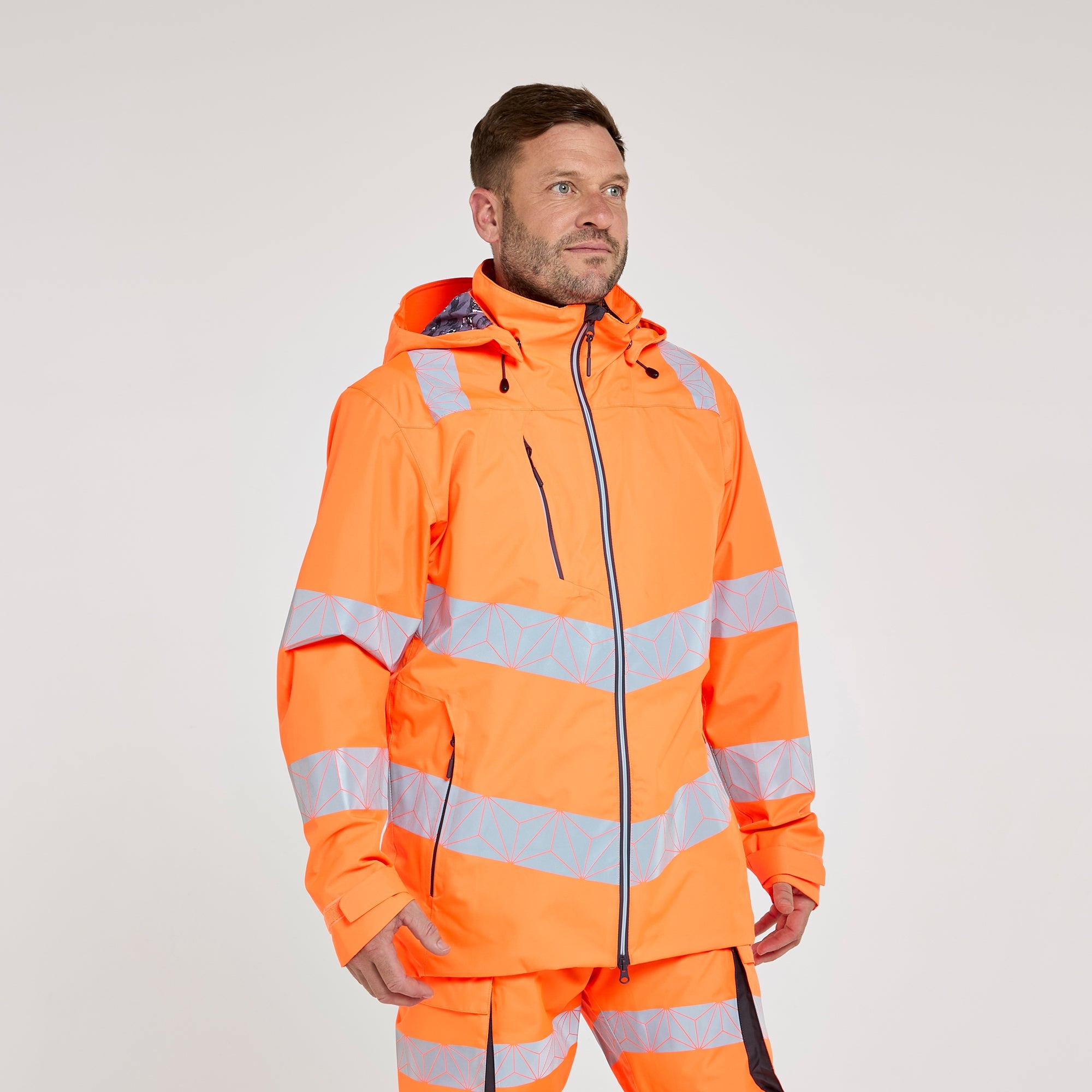 Pulsar Shell Jacket Orange REACT