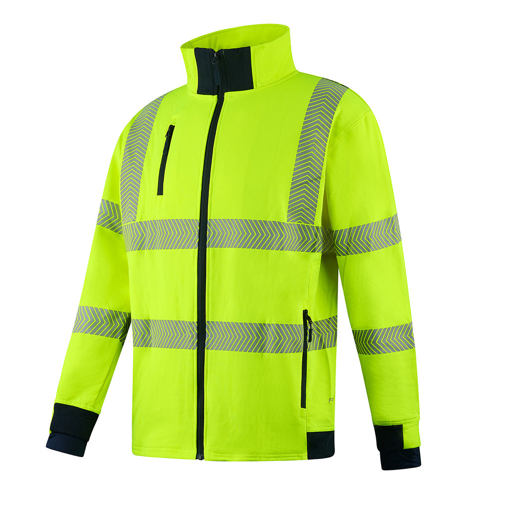 Future Garments Fgxeco Recycled Premium Full Zip Hi Vis Fleece