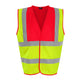 Prortx High Visibility Waistcoat - HV Yellow/Red