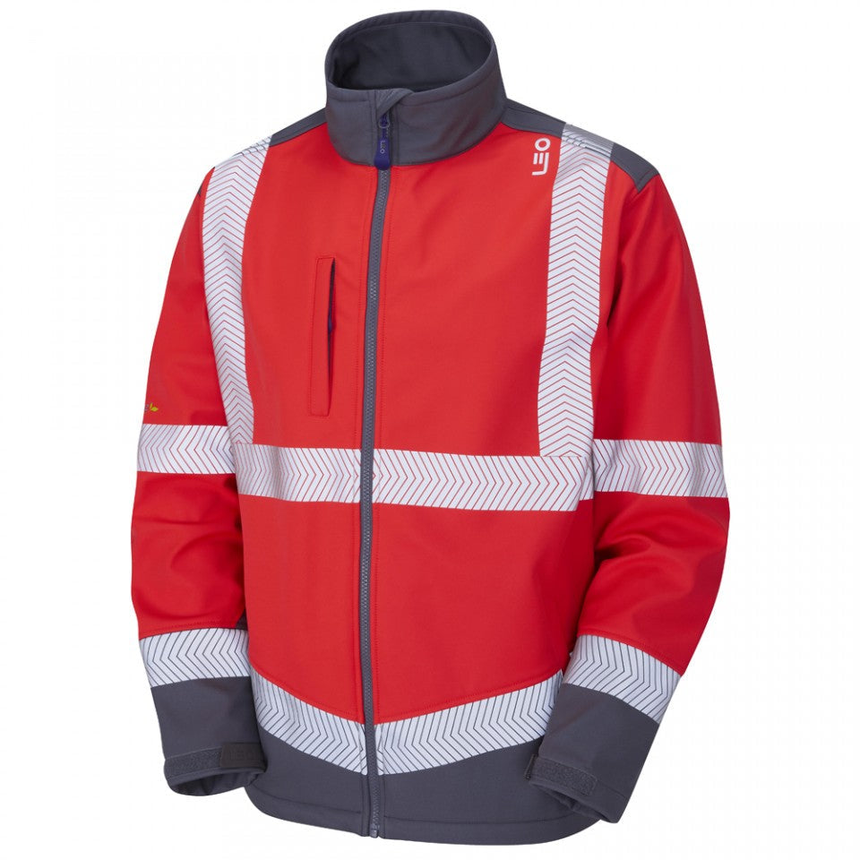 Leo Workwear BOWDEN Leo EcoViz Softshell Jacket