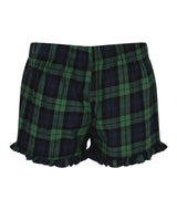 Sf Women's Tartan Frill Shorts