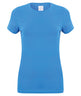 Sf Feel Good Women's Stretch T-Shirt - Heather Blue