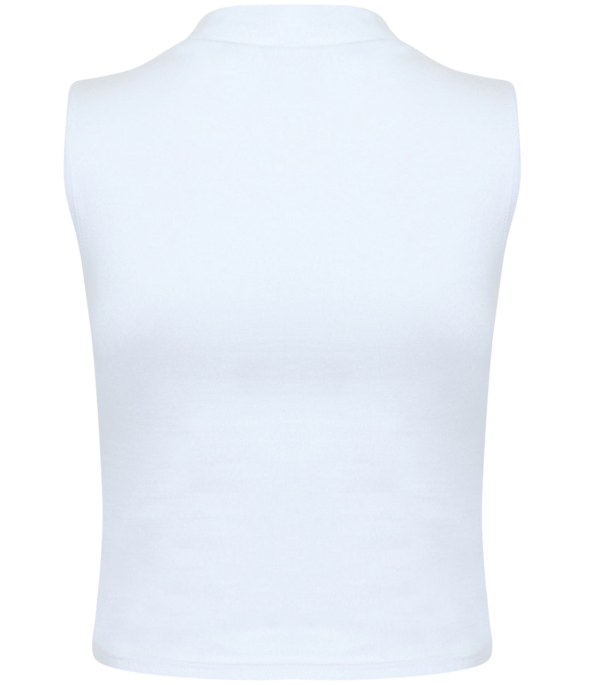 Sf Women's High Neck Crop Vest