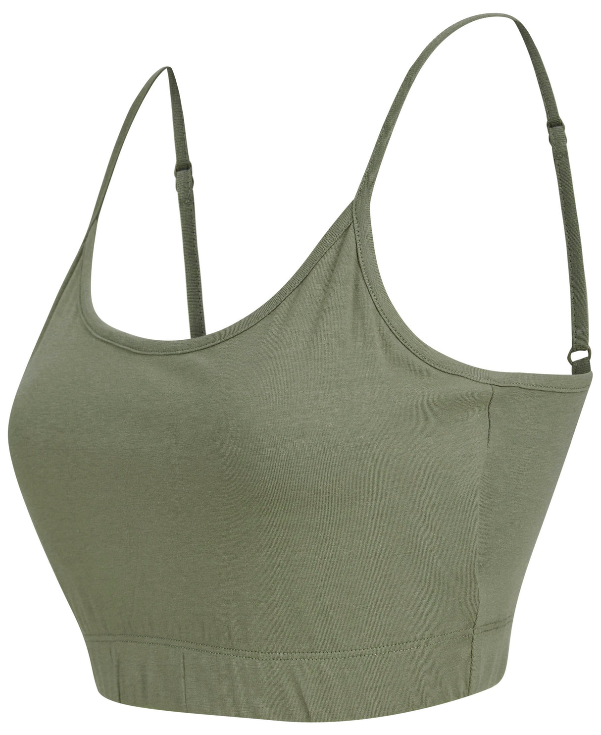 Sf Women's Sustainable Fashion Cropped Cami Top With Adjustable Straps