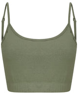 Sf Women's Sustainable Fashion Cropped Cami Top With Adjustable Straps