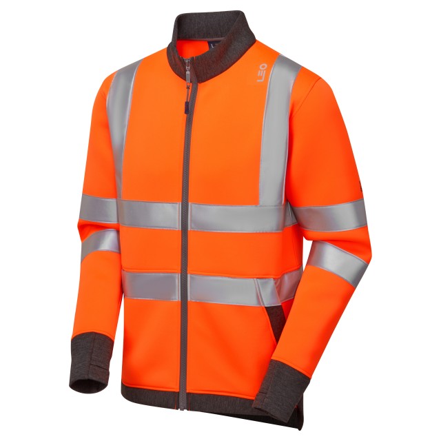 Leo Workwear ARGANITE Leo EcoViz Zipped Sweatshirt
