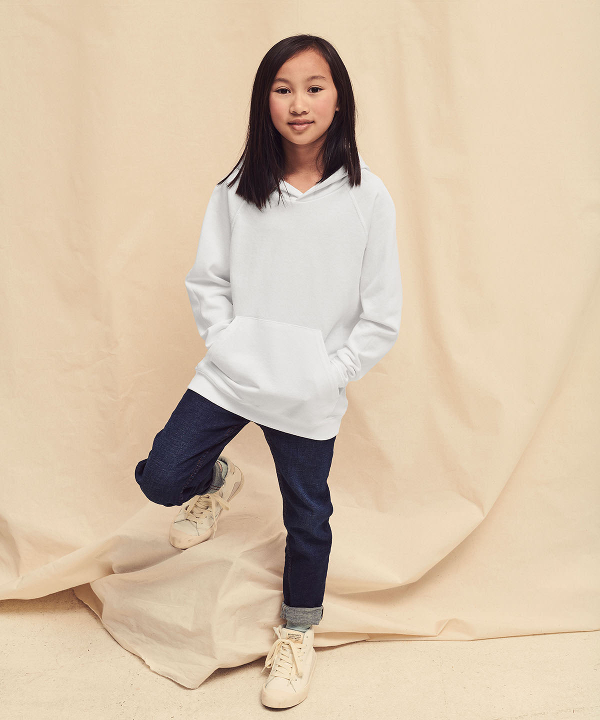 Fruit Of The Loom Kids Lightweight Hooded Sweatshirt