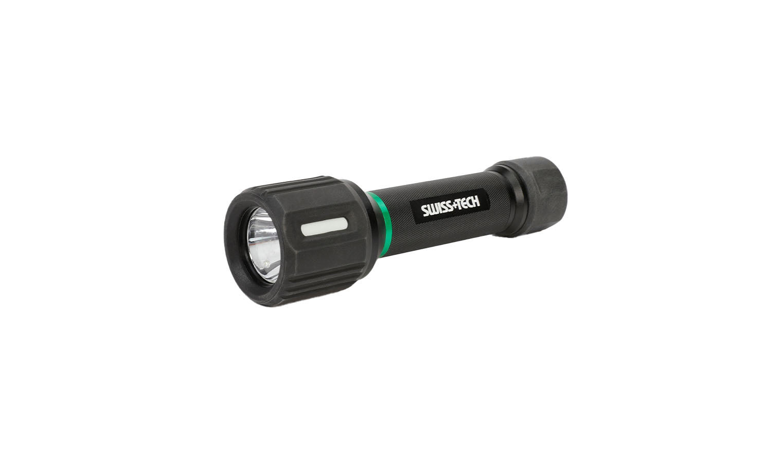 Scruffs Swiss-Tech Dual Power Rechargeable LED Flashlight - 400 Lumens - 3 x AAA or 18650 Battery