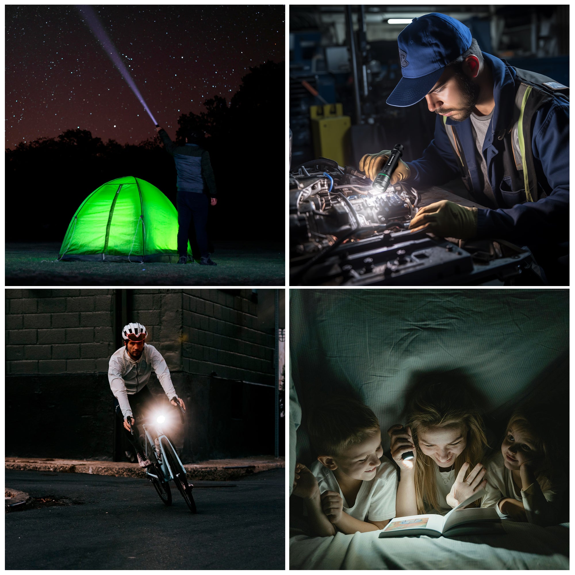 Scruffs Swiss-Tech Rechargeable Focus LED Flashlight - USB Rechargeable Zoom Torch - 18650 & 3 x AAA Compatible