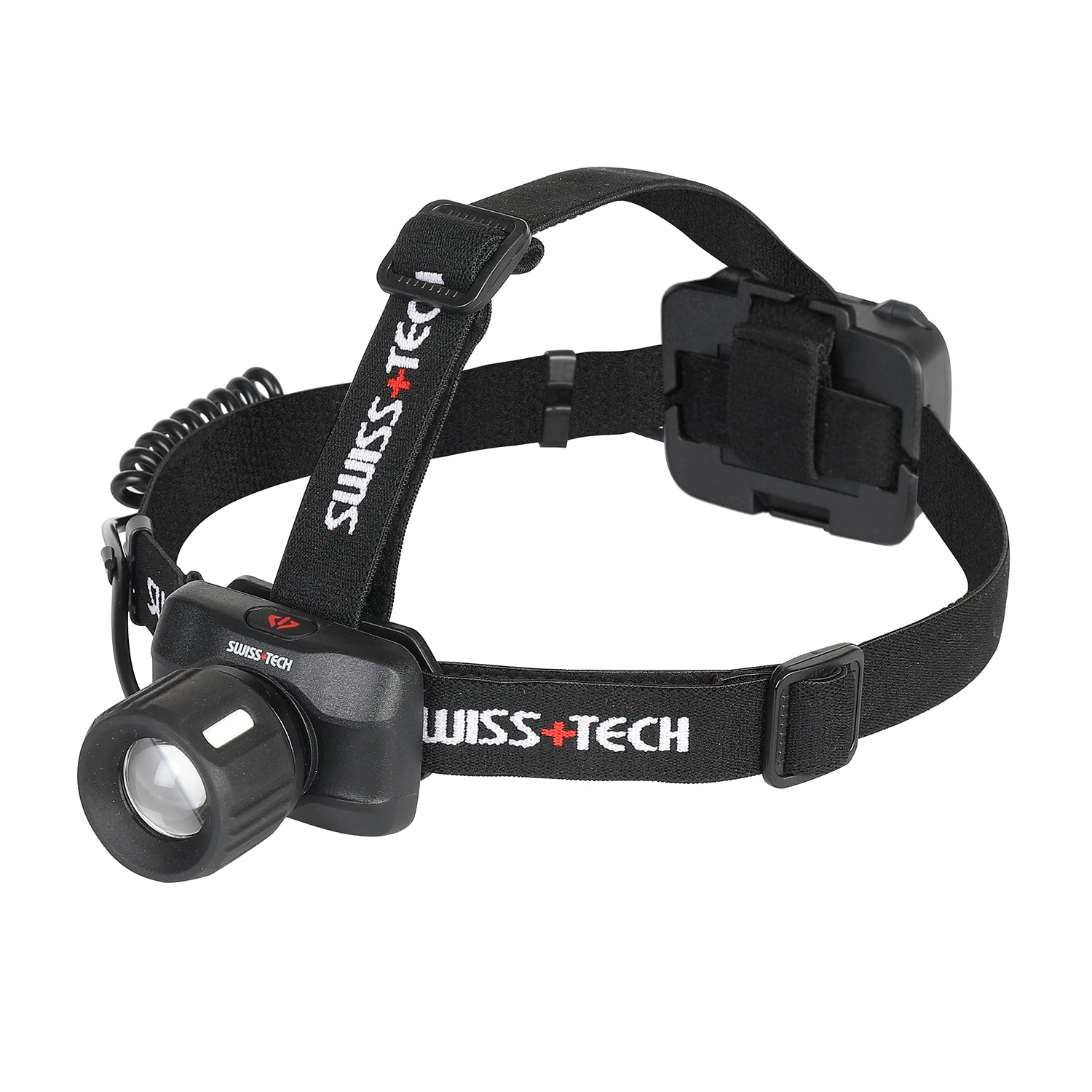 Scruffs Swiss-Tech LED Focus Headlamp - 350 Lumens - 4 x AAA Adjustable Head Torch
