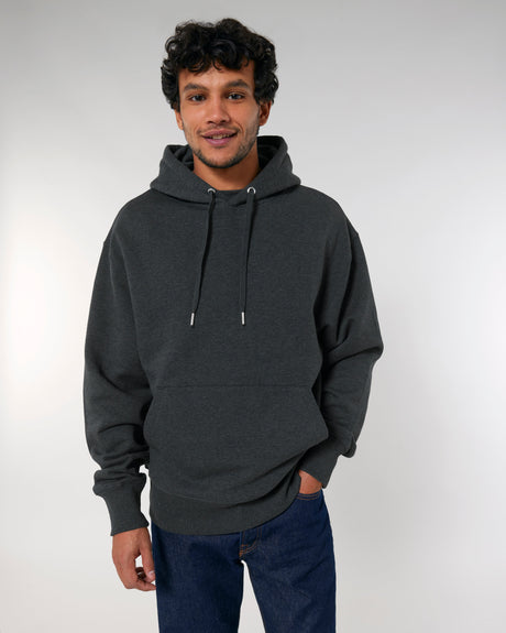 Stanley/Stella Slammer Oversized Brushed Sweatshirt (Stsu856) - Dark Heather Grey