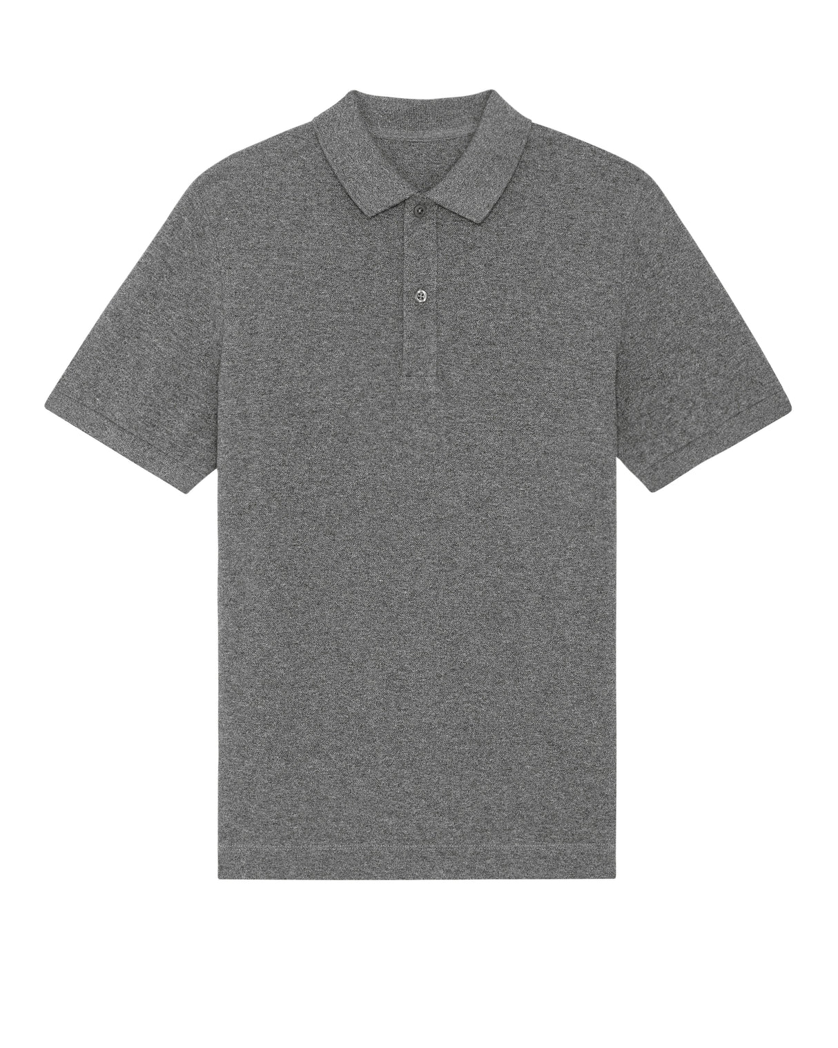 Stanley/Stella Prepster Unisex Short Sleeve Polo (Stpu331) - Black Heather Mid Grey