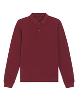 Stanley/Stella Prepster Long Sleeve Unisex Polo (Stpu332) - Burgundy