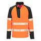 Portwest T172 PW3 Hi-Vis 1/4 Zip Sweatshirt