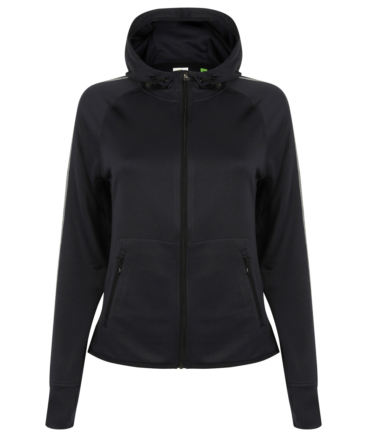 Tombo Women's Hoodie With Reflective Tape